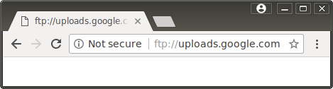 Chrome відзначатиме FTP як небезпечний протокол