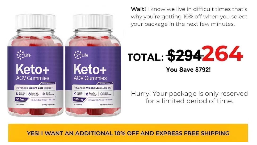 2nd Life Keto Gummies Weight Loss.png