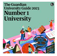 The
                Guardian University Guide 2023 Number 1 University 