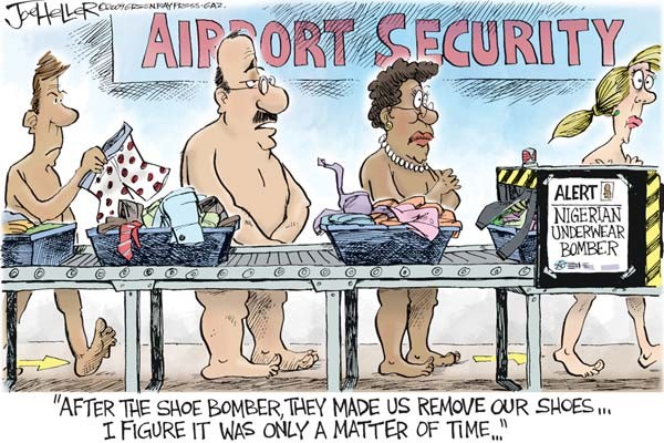 Hilarious Airport Security Cartoons