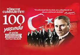 Türkiye Cumhuriyeti 100 Yaşında Afişi
