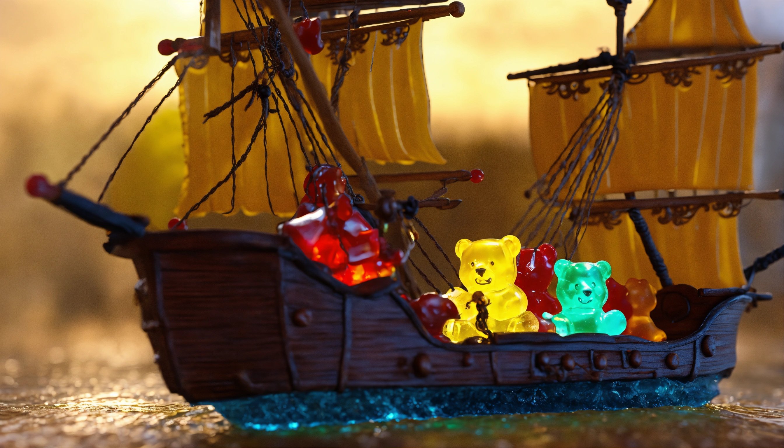 Two Gummy Bears dueling on a pirate ship (2).jpg