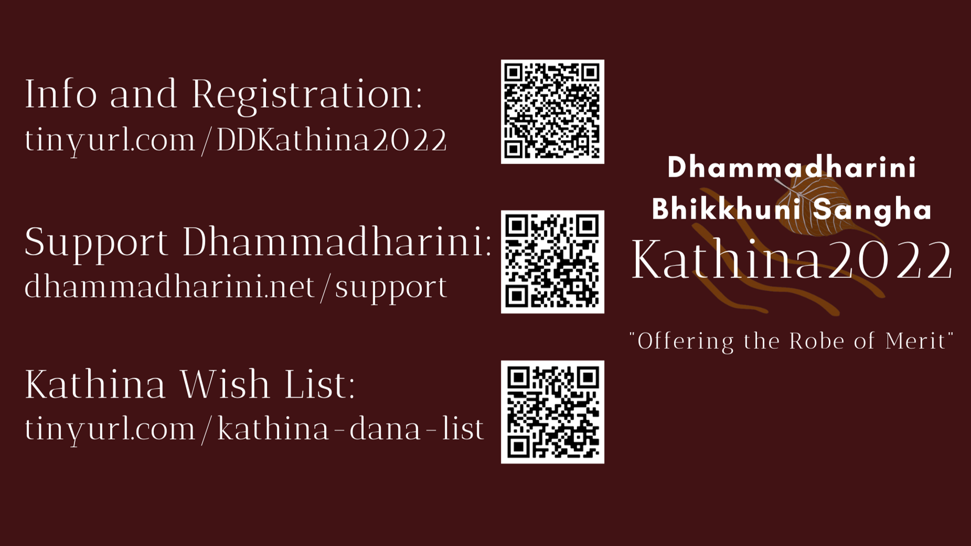 Dhammadharini 2022 Kathina QR Code Info Slide.png