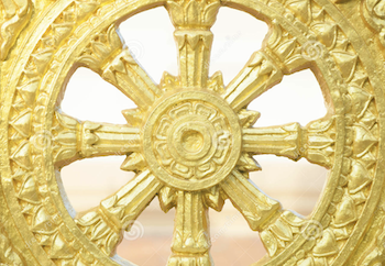 Golden Wheel of Dhamma royalty free stock photos [dreamstime.com].png