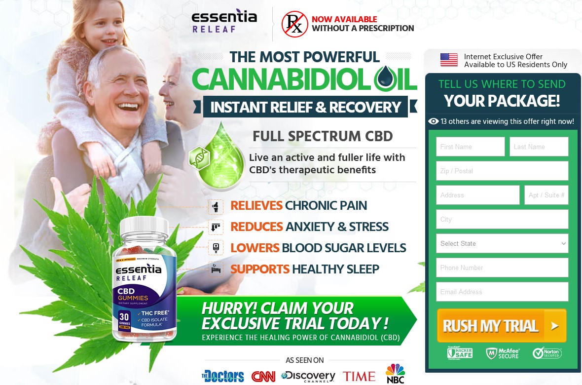 Essentia Releaf CBD Gummies - Effective Product Good For You, Where To Buy!  | Podcasts