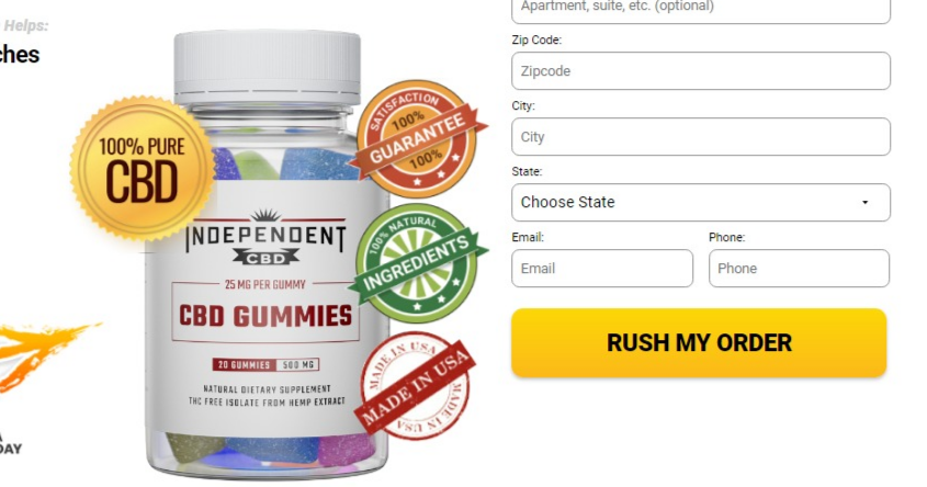 Independent CBD Gummies Reviews and Price For Sale [Tested]: 100% Natural  Ingredients - Produtor - Eventos e Conteúdos na Sympla
