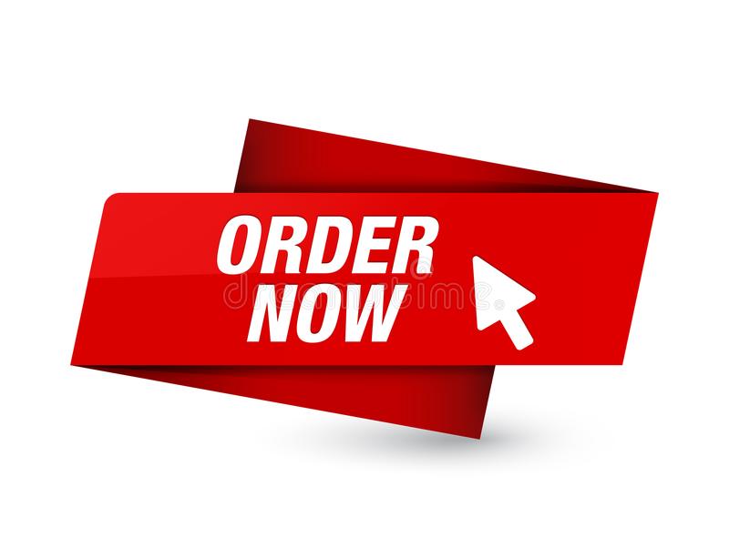 Order Now Red Button transparent PNG - StickPNG