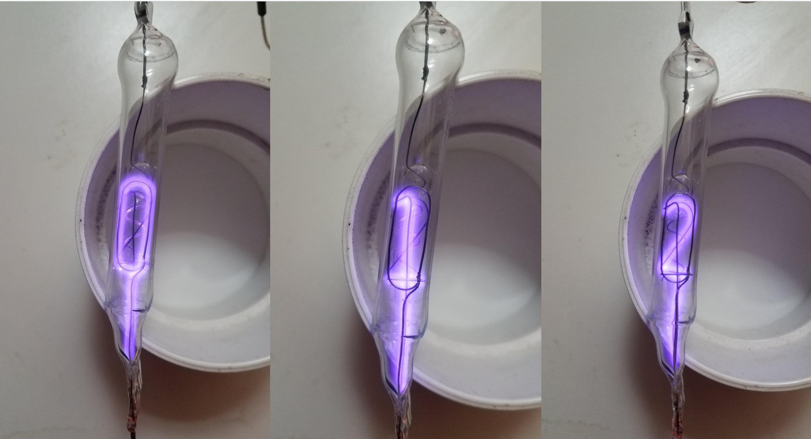 Homemade Purple Nixie Tube