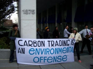 Carbon trading is an environmental offense.