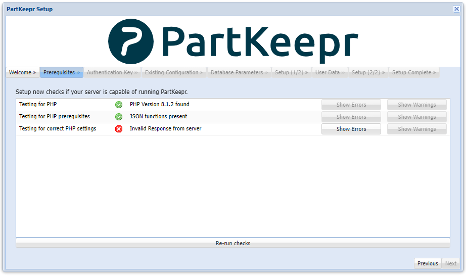 partkeepr install prob.PNG