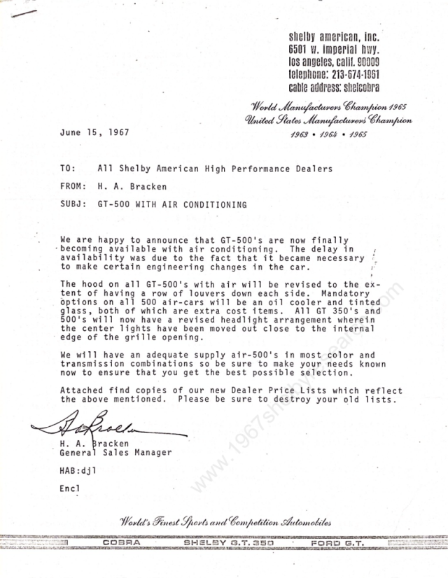 1967-06-15 SAI Letter - GT500 AirCon Availability pg1 640.png