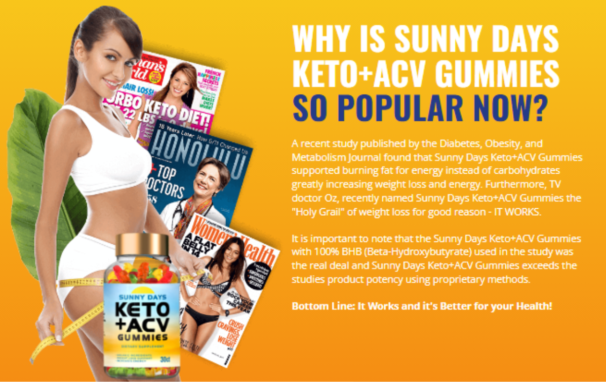Sunny Days Keto ACV Gummies South Africa Reviews.png