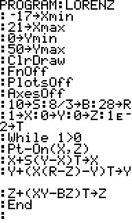 LORENZ ATTARKTOR_Program list TI-83Plus.jpg
