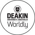 Title: Deakin University Worldly Logo