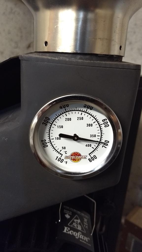 LavaLock 2-5/8 BBQ Smoker Thermometer Temp Gauge